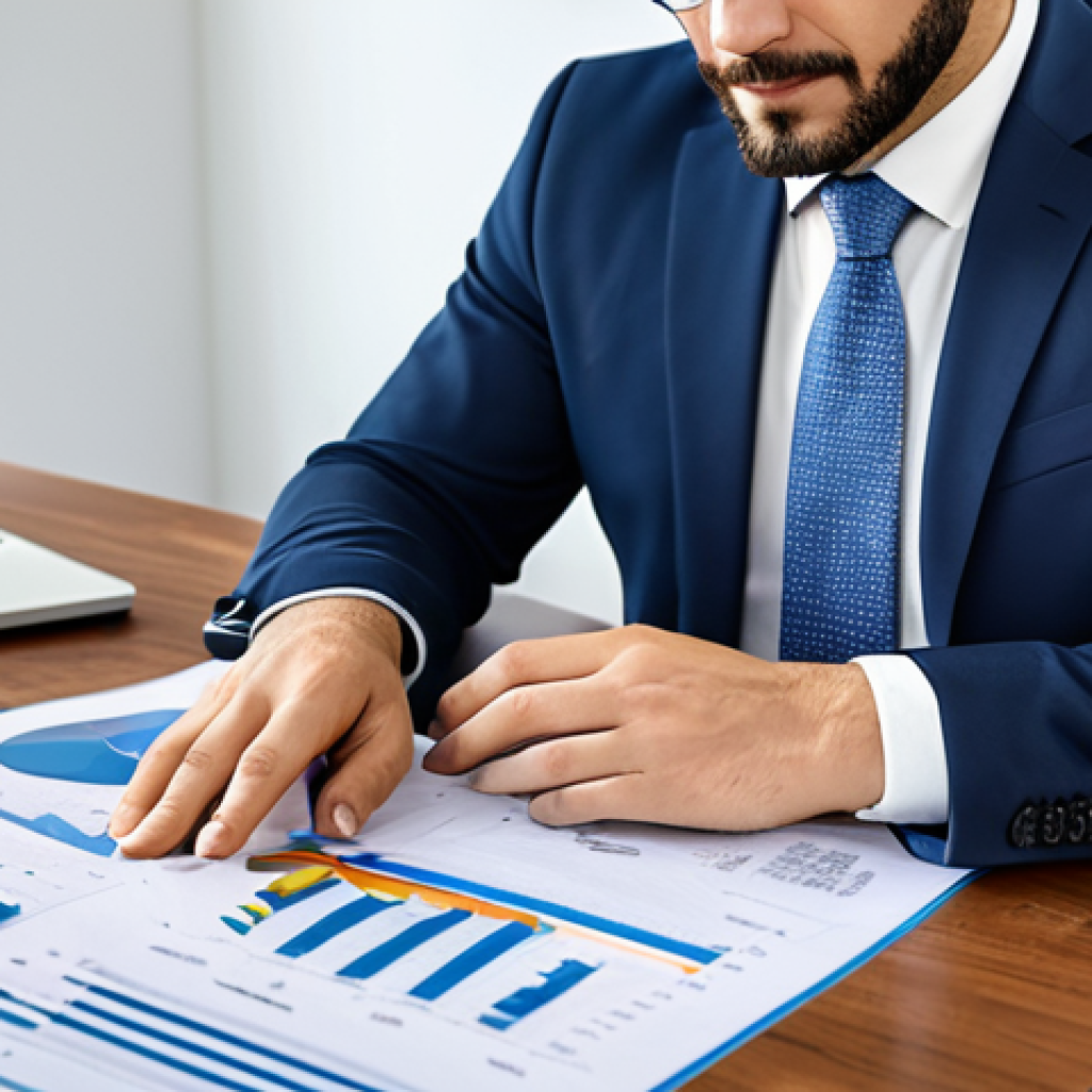 **
"A professional financial advisor, fully clothed in a modest business casual outfit, sitting at a desk, reviewing investment charts in a bright, modern office. Safe for work, appropriate content, perfect anatomy, natural pose, well-formed hands, proper finger count, family-friendly, professional setting, high resolution."
**