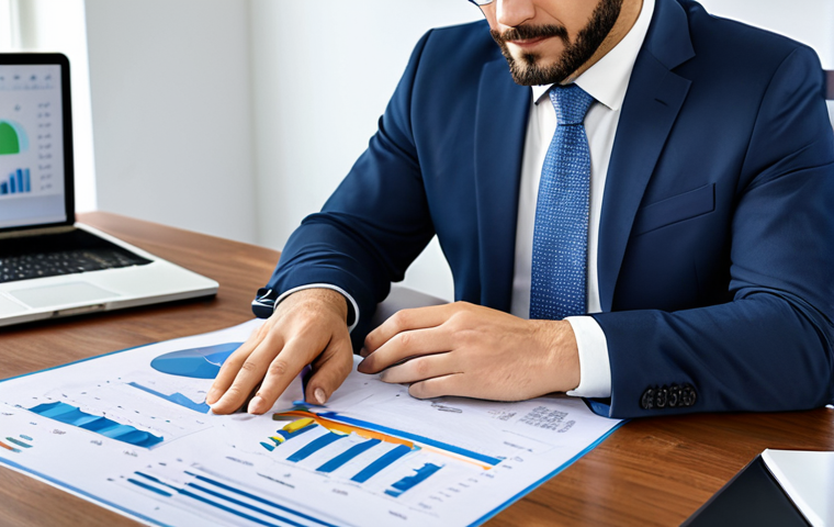 **
"A professional financial advisor, fully clothed in a modest business casual outfit, sitting at a desk, reviewing investment charts in a bright, modern office. Safe for work, appropriate content, perfect anatomy, natural pose, well-formed hands, proper finger count, family-friendly, professional setting, high resolution."
**